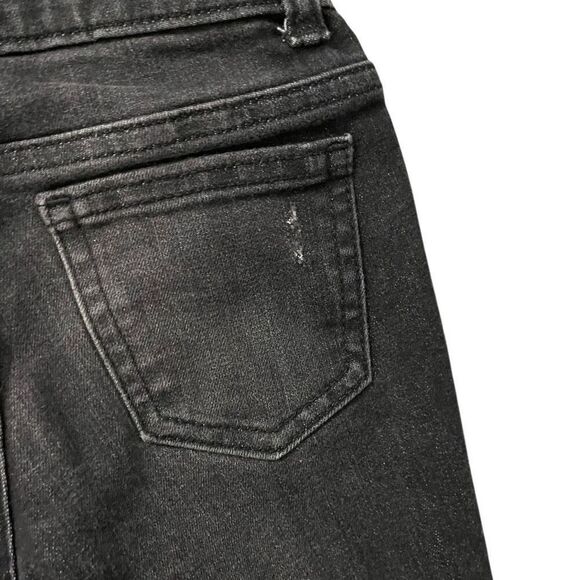 Wonder Nation Boys Black Slim Fit Rip & Repair Distressed Denim Jeans Size 5 - Picture 6 of 12
